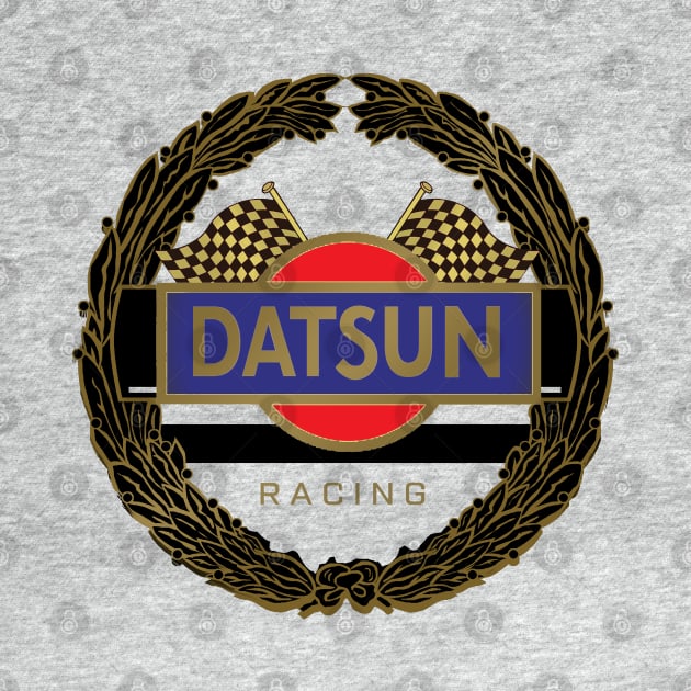 Vintage Datsun Racing Wreath by Midcenturydave